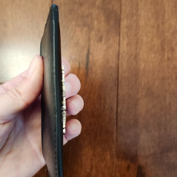 Kate Spade Staci slim black leather card holder - Picture 3 of 7